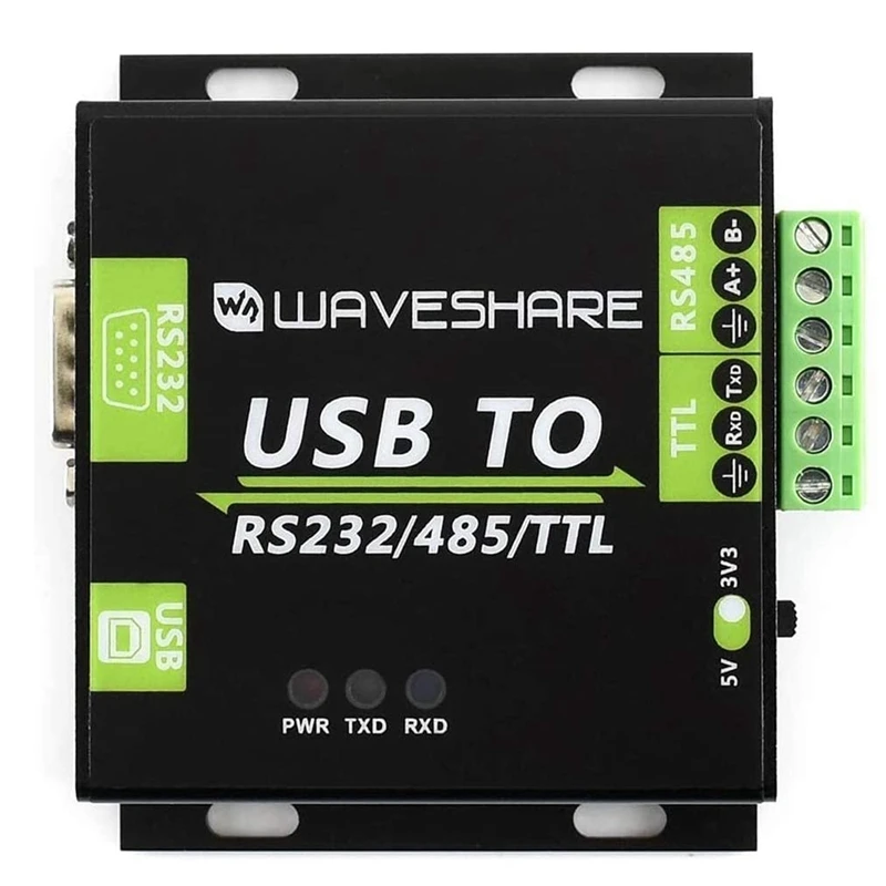 Waveshare  USB to RS232, RS485, TTL  , FT232RL  ȣ ȸ, TVS ̿