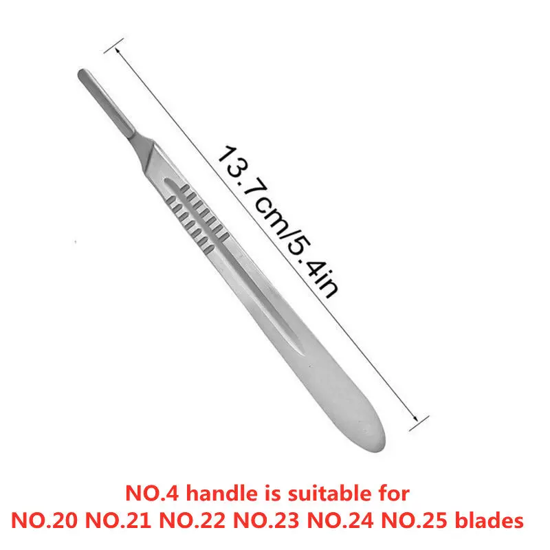 20-100pcs NO.20-NO.25 Sterile Medical Surgical Blades for Cutting Phone PCB Repair DIY Carving Animal Eyebrow Scalpel Knife 3