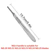 20-100pcs NO.20-NO.25 Sterile Medical Surgical Blades for Cutting Phone PCB Repair DIY Carving Animal Eyebrow Scalpel Knife 3