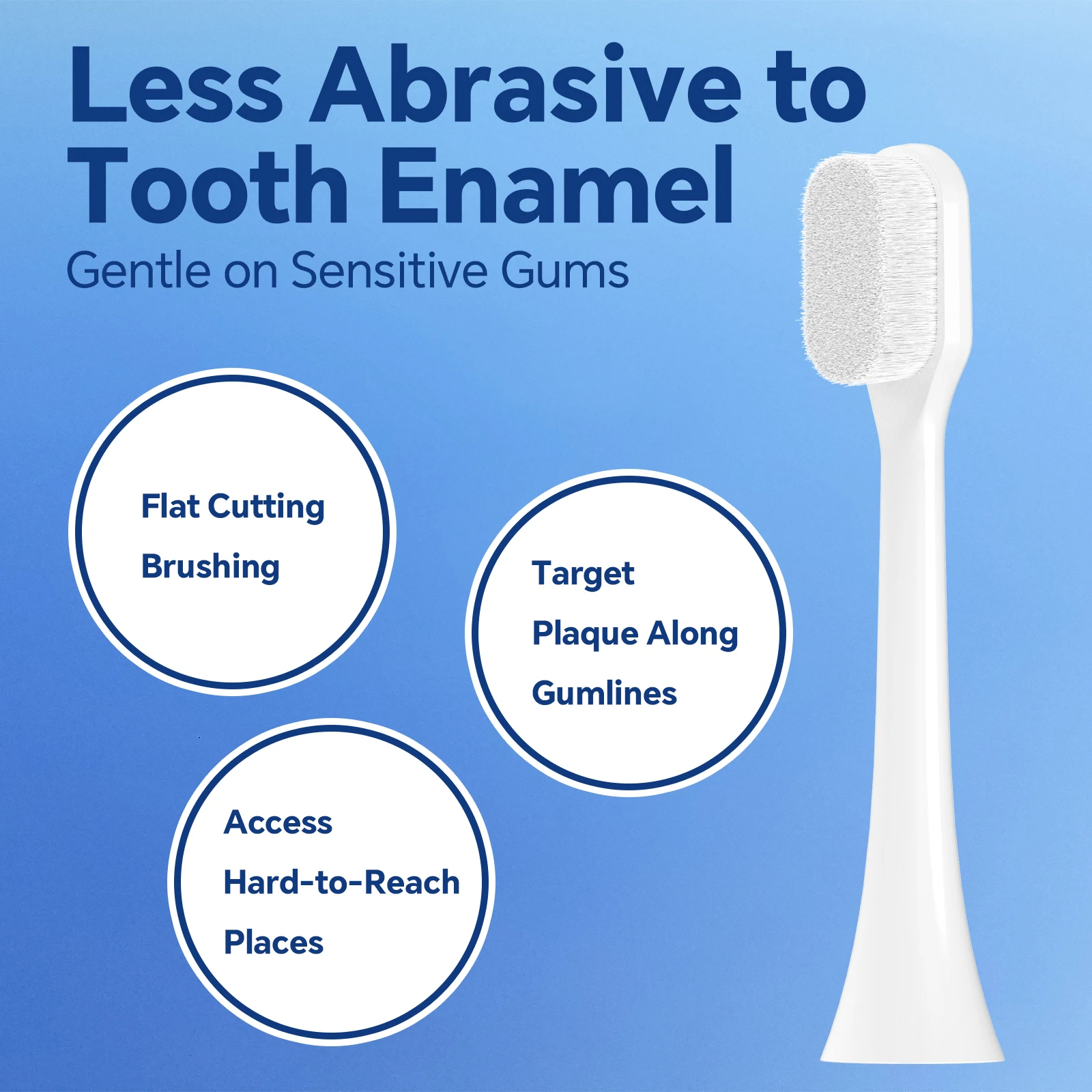 6x Ultra Soft Replacement Brush Heads Compatible with Philips Sonicare Electric Toothbrush 4100/6100/1100/2100/6500/9000/9300 4