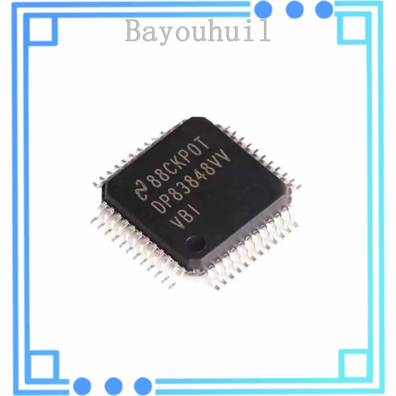 

10PCS DP83848IVVX/NOPB LQFP-48 New and original IC Chip BOM list Quotation Integrated Circuit DP83848IVVX/NOPB
