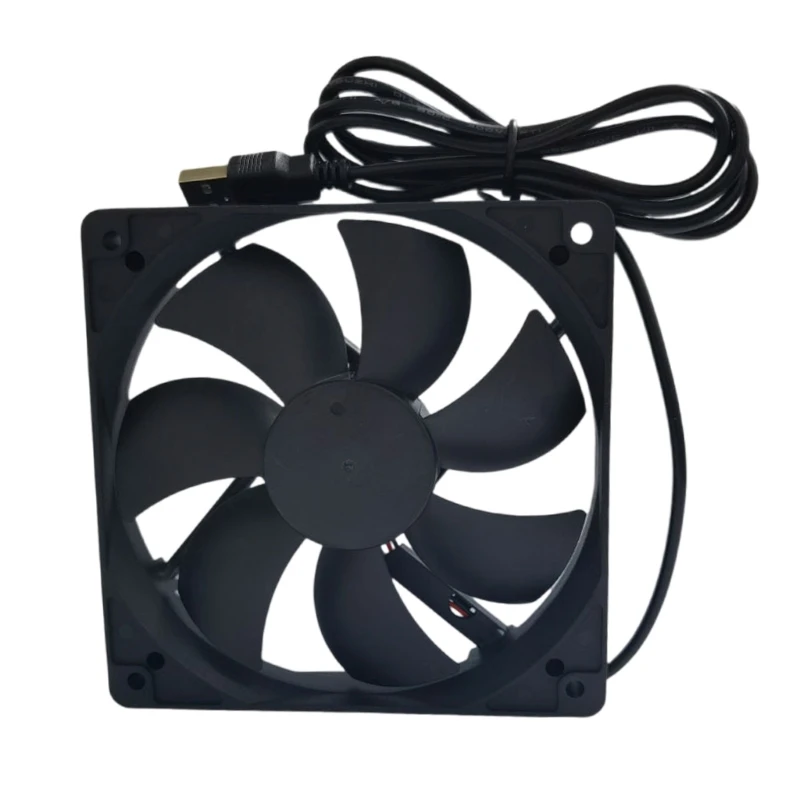PC 케이스용 USB 냉각팬 고속 및 저소음 USB5V 브러시리스 모터 팬 12025 모델