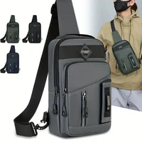 Nouveaux hommes sacs à bandoulière sac de poitrine sacs à bandoulière multifonctionnels sac à bandoulière de voyage 1