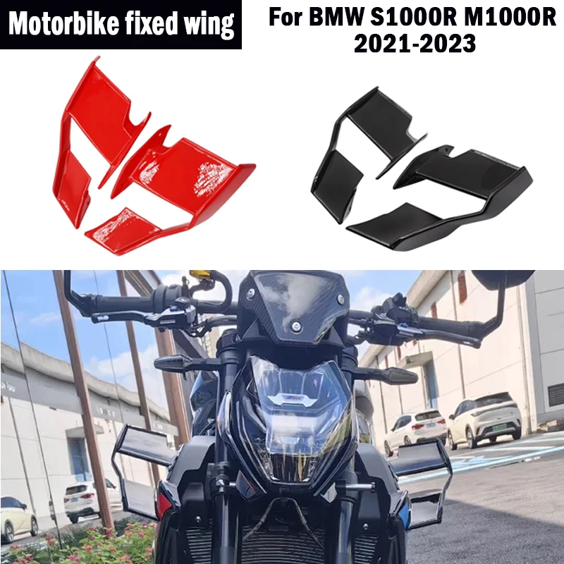

New For Bmw S1000r M1000r S 1000r s1000 r 2021-2023 carbon fibre Motorcycles Accessories Winglet Aerodynamic Wing Kit Spoilers