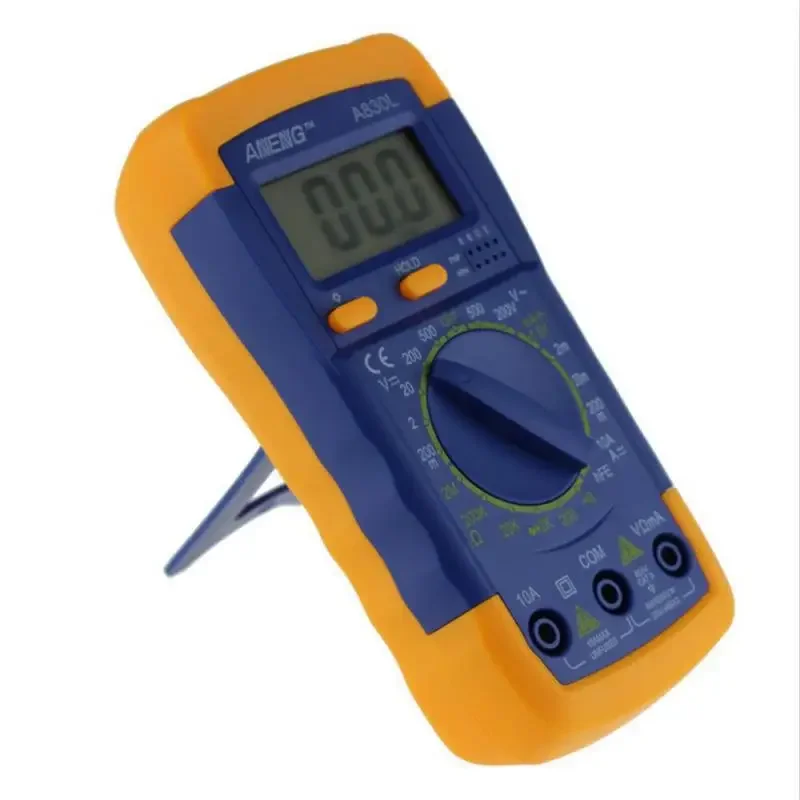 A830L LCD Digital Multimeter AC DC Voltage Diode Freguency Multitester Current Tester Luminous Display with Buzzer Function