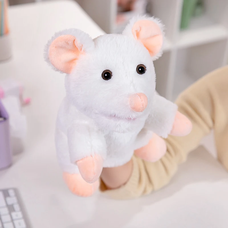Animales de peluche de juguete, marioneta de mano para dedo, muñecas Kawaii, juguetes educativos para bebés, aprendizaje