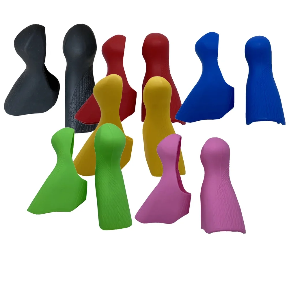 Bike Brake Lever Hood For Shimano St-5700 105 Gear Shift Lever Cover Silicone Road Bike Shifter Gear Shift Cover 2pcs bicycle shift lever motorcycle shift lever cover