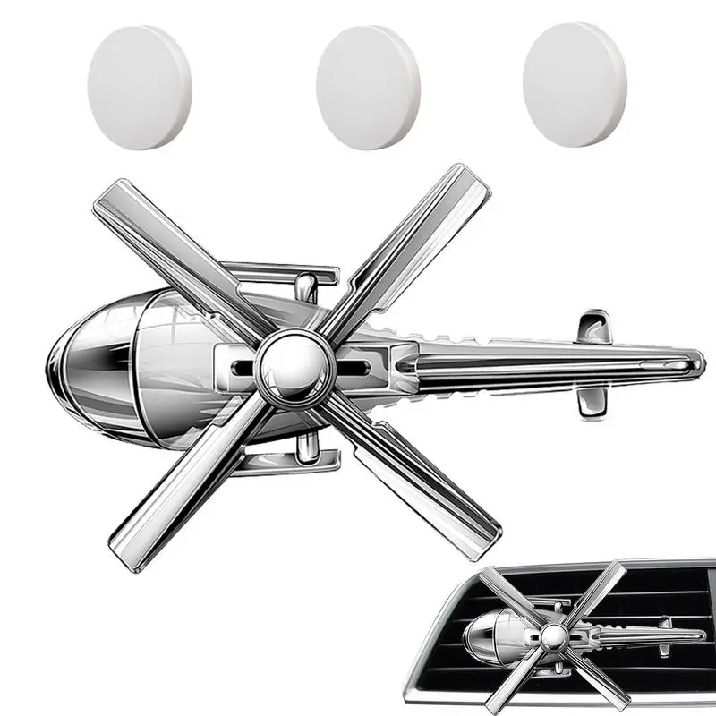 

Helicopter Car Air Freshener Air Vent Clip Fragrance Auto Supplies Rotating Perfume For Automobiles Cars Interior Accessories