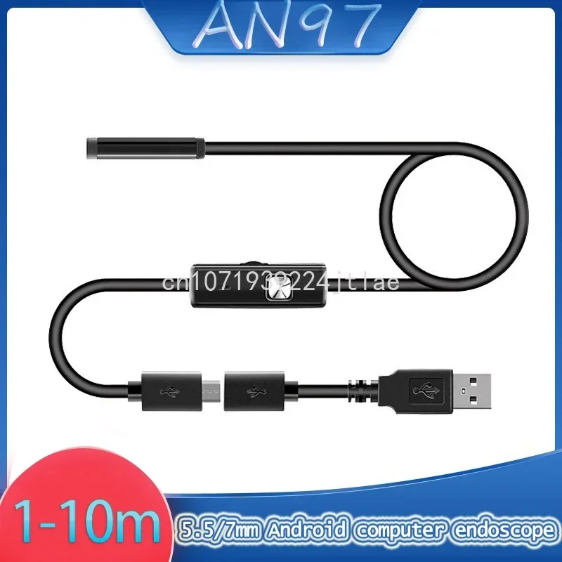 

5.5/7mm Android mobile phone endoscope IP67waterproof industrial pipe automotive air conditioner inspection and repair Micro USB