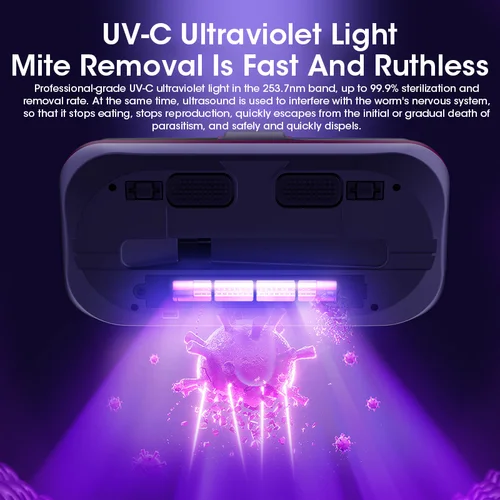 무선 핸드 헬드 UV 매트리스 진공 청소기, 12KPa 강력한 흡입, 침대 베개, 옷 소파 청소, 무료 배송, 신제품 2