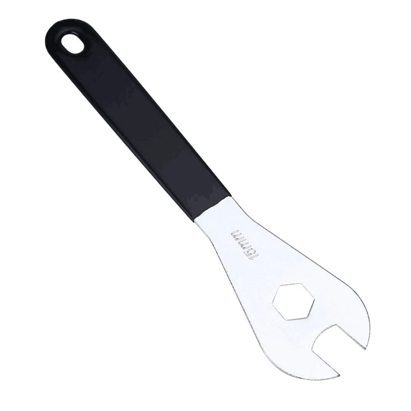 

Stainless Steel Bike Wrench for 15mm Pedal Cycling Cone Spanner Wrench - Essential Tool for Cyclists Durable