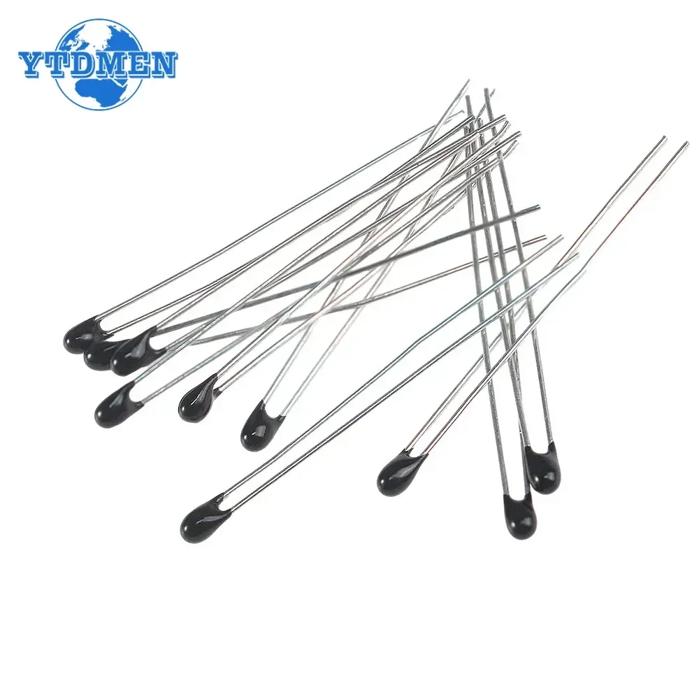 100pcs 10values NTC-MF52AT NTC Thermistor MF52 Thermal Resistor Kit 1K 2K 3K 4.7K 5K 10K 20K 47K 50K 100K OHM 3590 5%