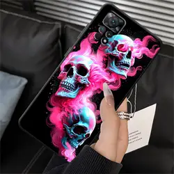 Fashion Pink Skull Phone Cover Case for Redmi Note 8T (Mix01)