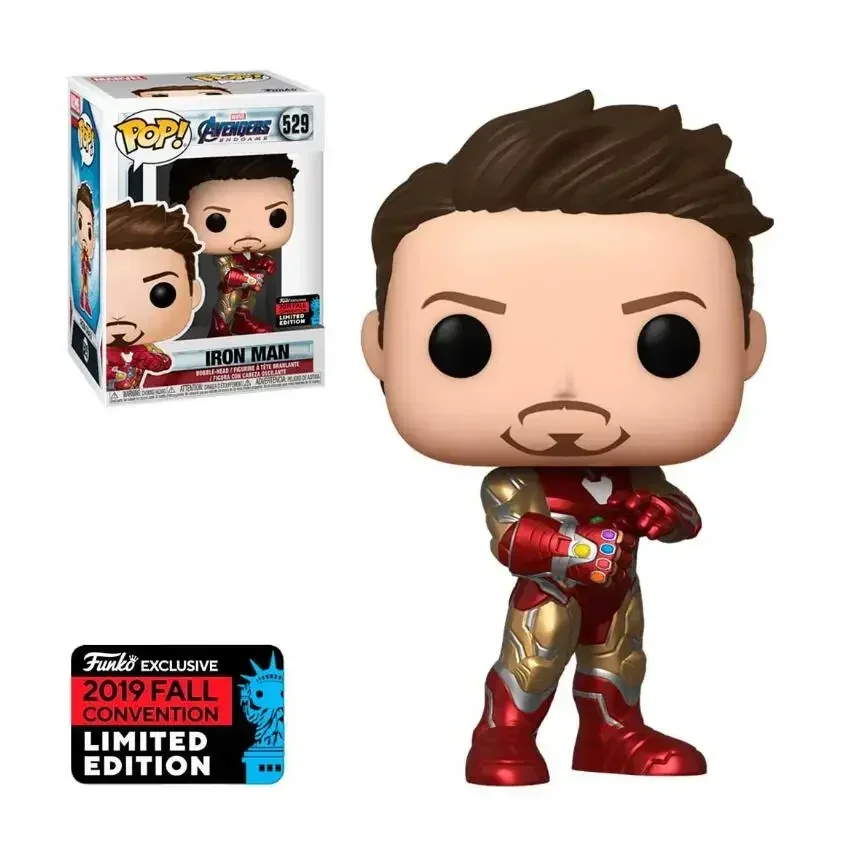 thumbnail image 1 of Funko Pop Marvels The Avengers Tony #449 IRON MAN #126 #529 #580 Figura de acción Juguetes Colección Muñecas Regalos para niños Figura, 1 of 5