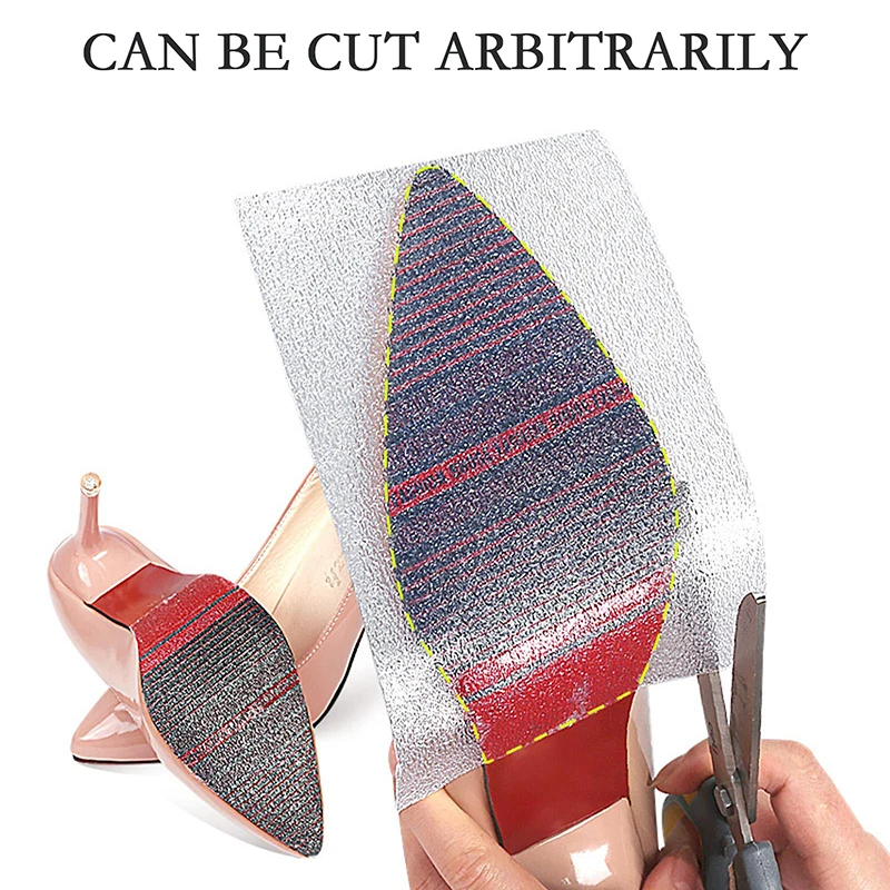 Cuttable Shoe Sole Protector Anti-slip Sticker DIY Self-Adhesive Waterproof High Heels Sole Stickers