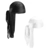 2-Pack Durag Pirate Hat - Soft, Fragrance-Free, 360 Waves, Extra Long Tail for Maximum Comfort and Style 1