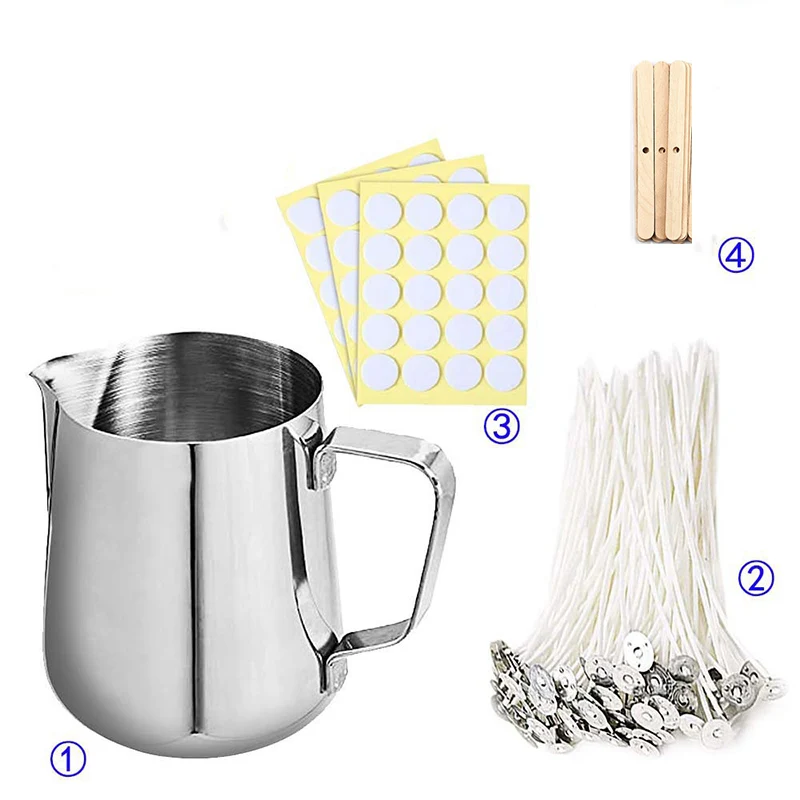 1.2L Aluminium Melt Tool Home Pouring Candle Melting Pot Wax Cup Soap  Chocolate Making Pitcher Jug - AliExpress