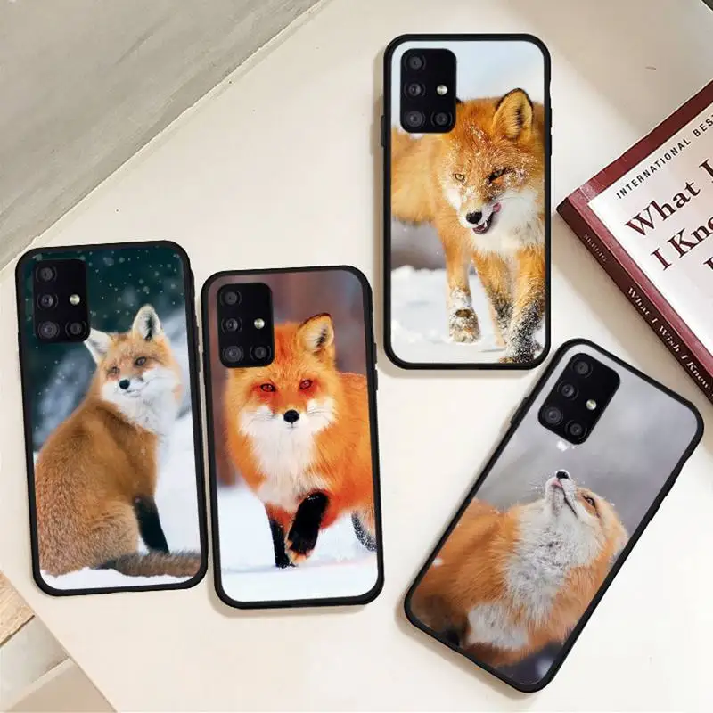 Custodia Per Telefono Fox In Snow Per Samsung Galaxy A S Note 23 53 22 20 52 21 13 51 71 32 12 10 Fe Ultra Plus