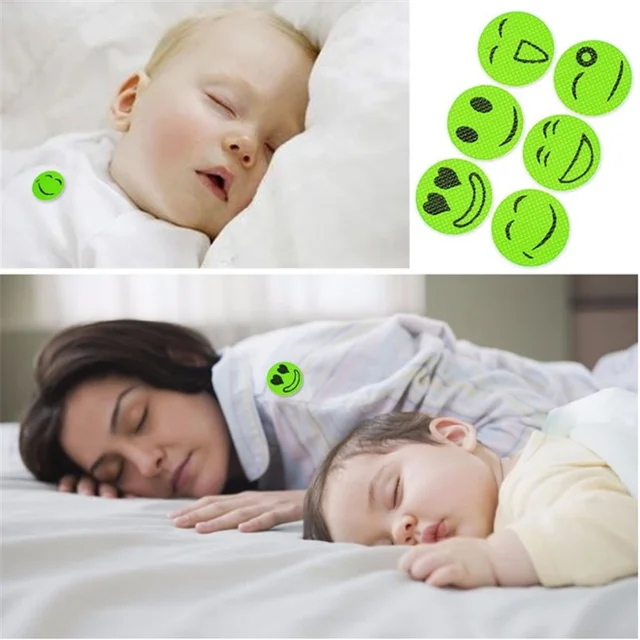 120Db/60Db Szúnyogmatricák Diy Szúnyogtaszító Matricák Javítások Rajzfilm Mosolygós Arc Meghajtó Repelle - Image 3