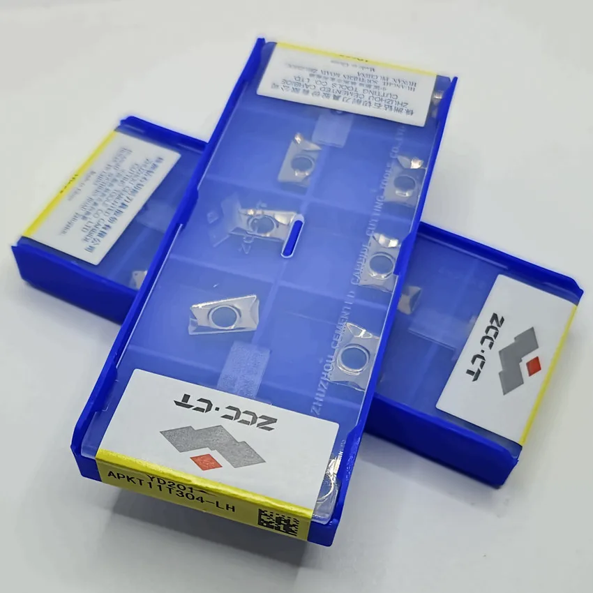 ZCC.CT APKT11T304-LH YD101/APKT11T308-LH YD101/APKT11T304-LH YD201/APKT11T308-LH YD201 CNC 카바이드 인서트 10개/박스