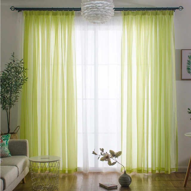 유럽에서 영감을 받은 우아함을 가정에 더하는 레인보우 솔리드 커튼