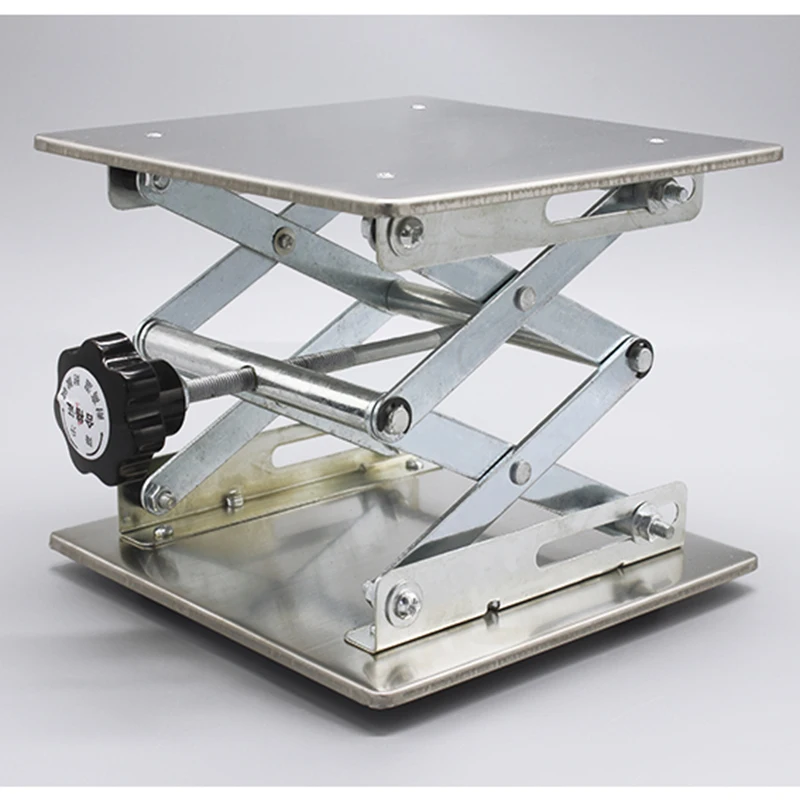 

Benches Lift Router Lab Platform Engraving Lifting Stand 150x150mm Table Woodworking Lift Steel Stainless Rack Woodworking
