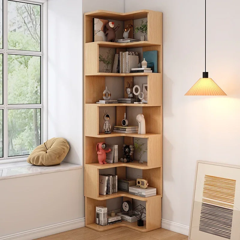 Bedroom Shelf Display Cabinet Stand Multifunction Home Furniture Library Storage Book Organizer Aesthetic Prateleira Weird