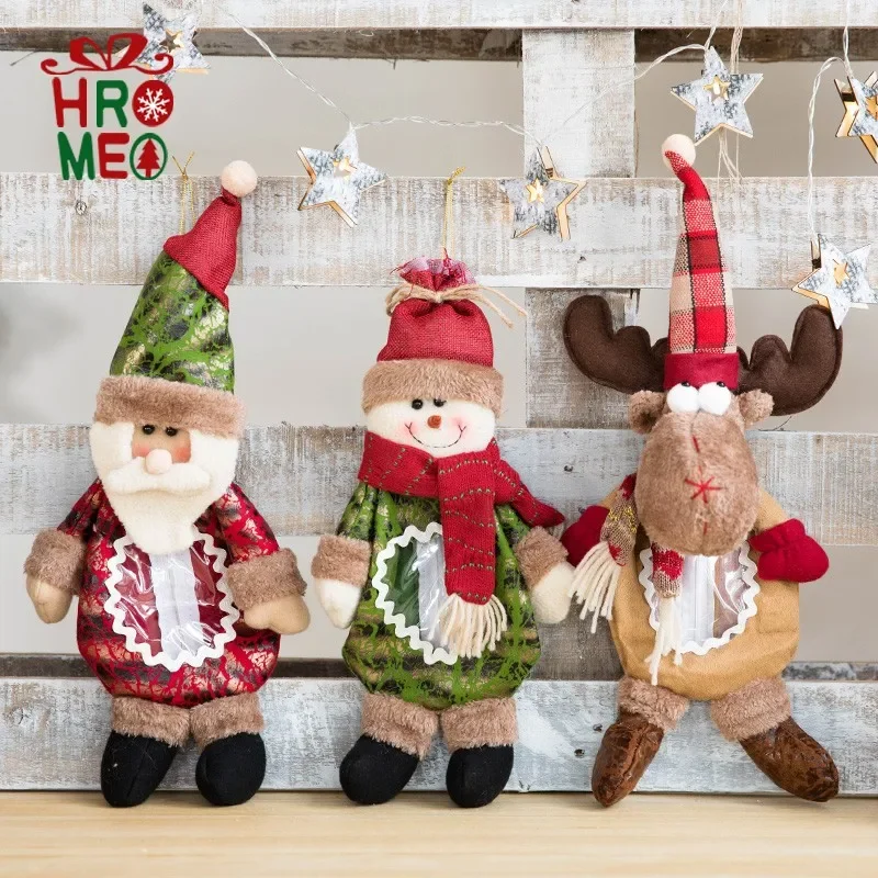 

Рождественская сумка с яблоком, детский подарок, сумка для рождественских конфет для детского сада, сумка для рождественского подарка