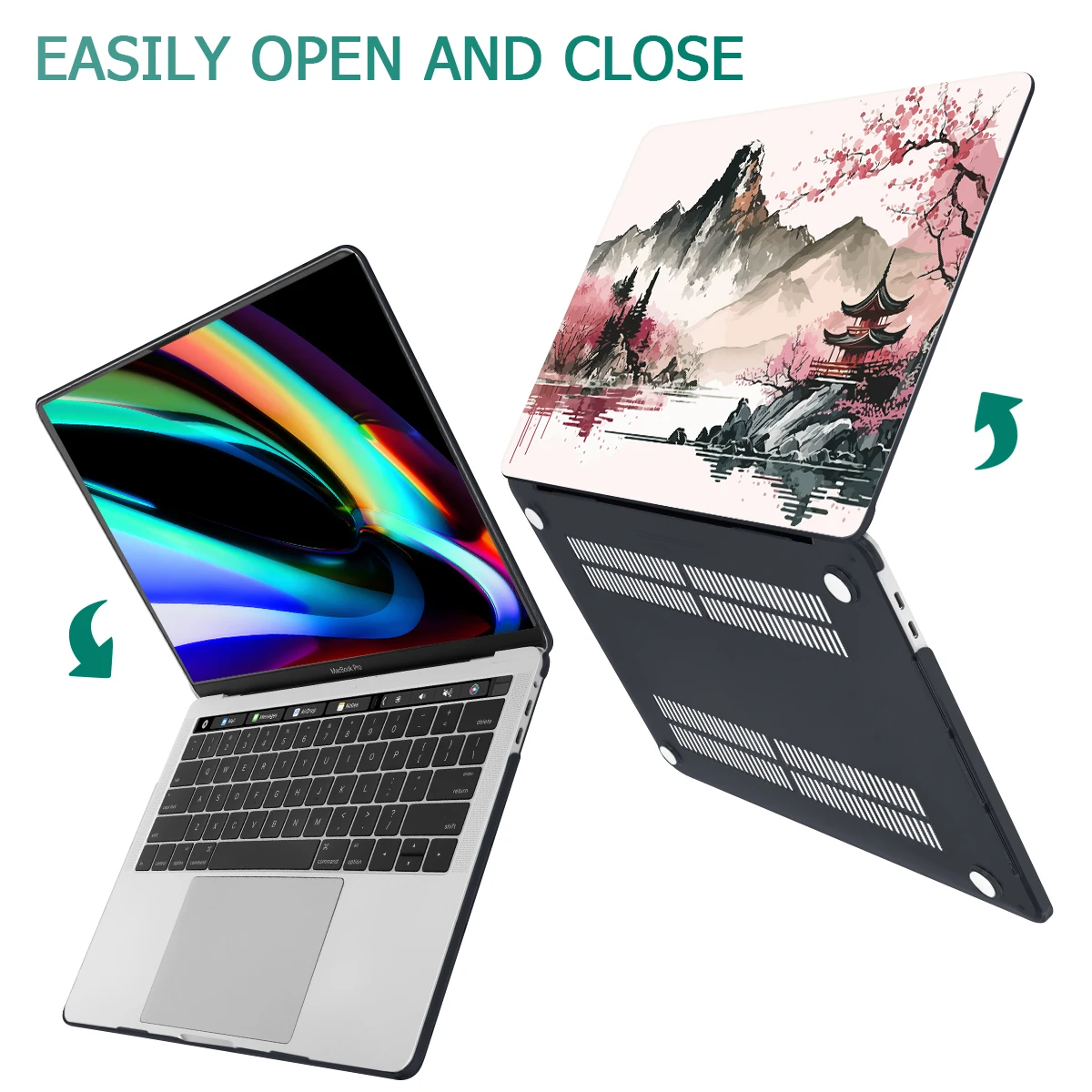 Estojo Rígido Tradicional para Macbook Pro 14 16 m3 2023 m2 Air 13 A2681 Air 15 A2941 Pro 13 Polegada A2338 m1 A2337 133 - Imagem 6