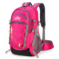 Lightweight 35L Waterproof Hiking and Climbing Backpack (Rose pink)