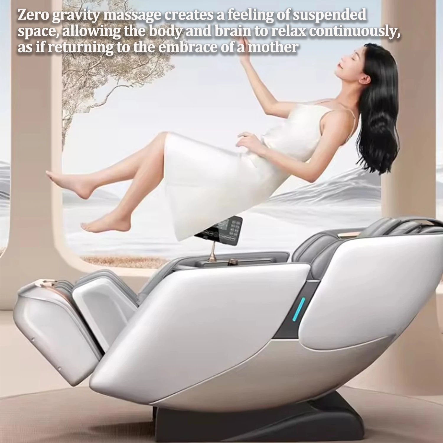 electric massage chair full body Automatic Zero Gravity Heating Massage Chair with Bluetooth Music Massage Roller sofa hot sale 2
