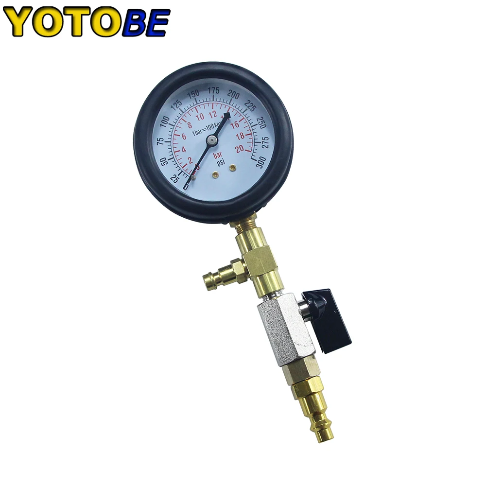 Truck Car Shock Absorber Air Suspension Leakage Tester Car Air Shock Absorber Pressure Leak Inspection Gauge Tool 4