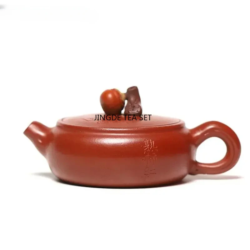 90ml Yixing small capacity purple clay teapot original ore Dahongpao mud handmade teapot