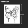 Butterfly Temporary Tattoo,Lasts To 15 Days New Technology Magic Waterproof Semi Permanent Sticker. 4