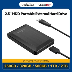 UnionSine 2.5 Portable USB 3.0 External Hard Drive - High-Capacity Storage - 320GB