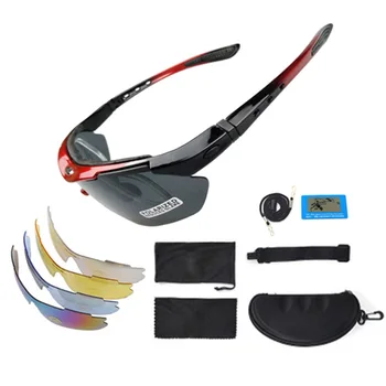 Unisex 5 Lens Cycling Sunglasses Set 1