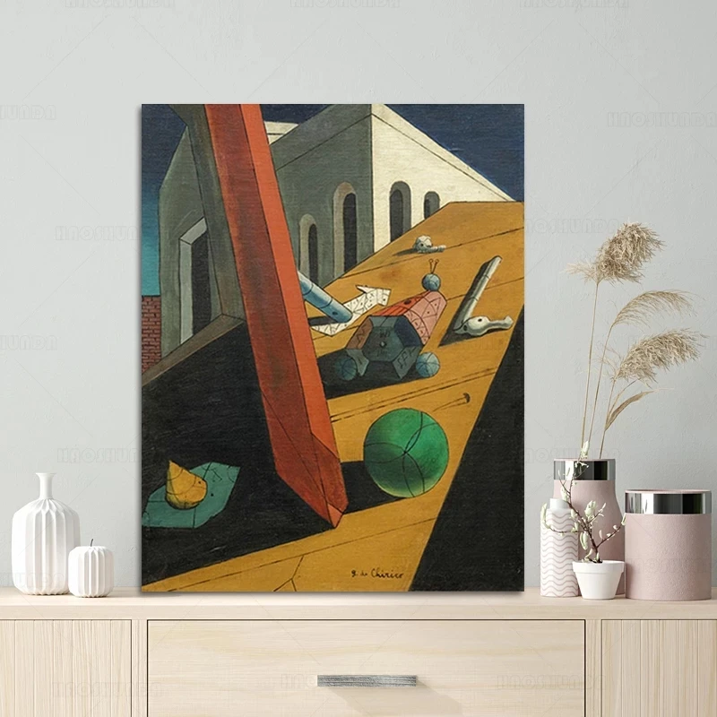 Giorgio De Chirico Poster | Canvas Painting Poster | Chirico Wall Prints -  Art Abstract - Aliexpress