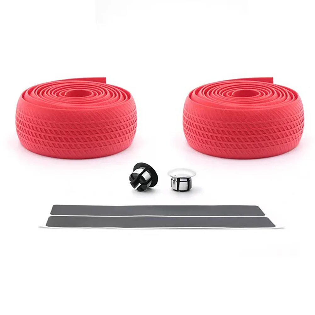 Bicycle Handlebar Straps Silicone Curved Non-slip Winding Handlebar Protective Cover Road Bike Cycling Handle Bar Tape