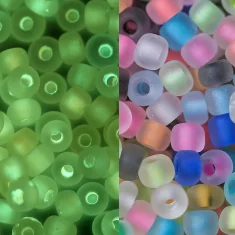 600 Stück 3 mm leuchtende Glasperlen, die im Dunkeln leuchten, lose Abstandsperlen für DIY-Schmuckherstellung, Halsketten, Armbänder, Zubehör