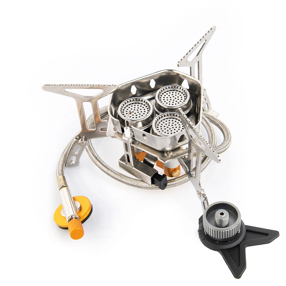 Widesea Camping Tourist Burner Big Power Gas Stove Cookware Portable  Furnace Picnic Barbecue Tourism Supplies Outdoor recreation - AliExpress