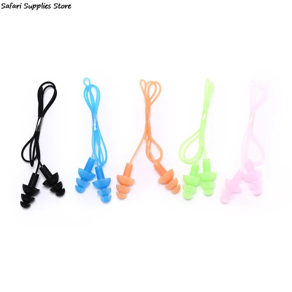 

1Pcs Universal Soft Silicone Swimming Ear Plugs Earplugs Pool Accessories Water Sports Swim Ear Plug 5 Colors