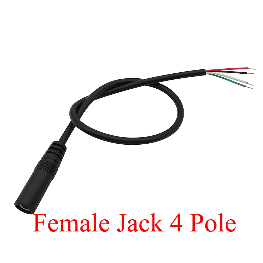 3.5mm Audio Connector Cable - Mono/Stereo Male to Female Jack Extension, 30cm