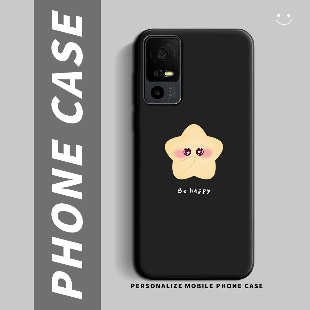 Shockproof Silicone Soft TPU Phone Case - Fashionable Back Cover