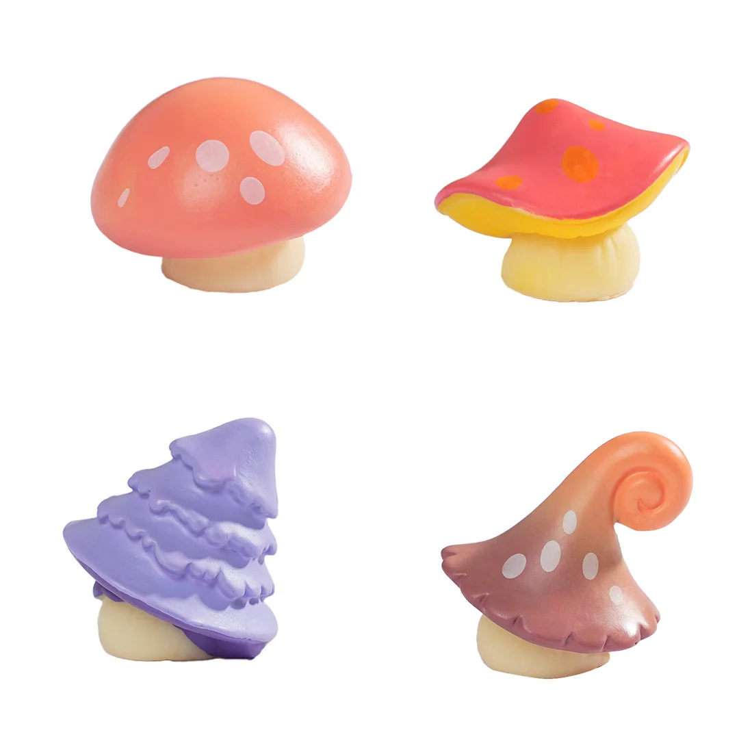 Creative Artificial Mini Forest with Mushrooms DIY Gardening Landscape Decor Small Decorative Ornament for Home Office