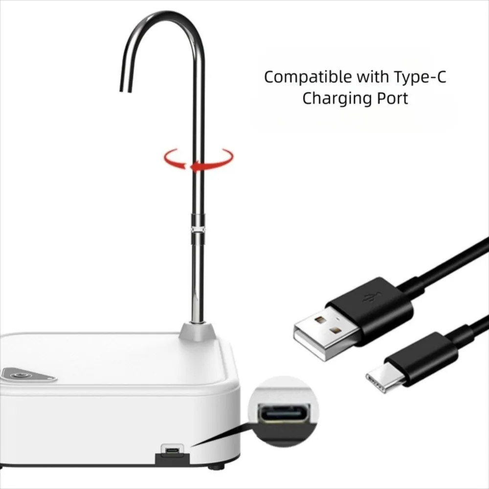 Universal Automatic Water Dispenser Pump USB Charging with Tube Portable Water Dispenser Low Noise Drinking