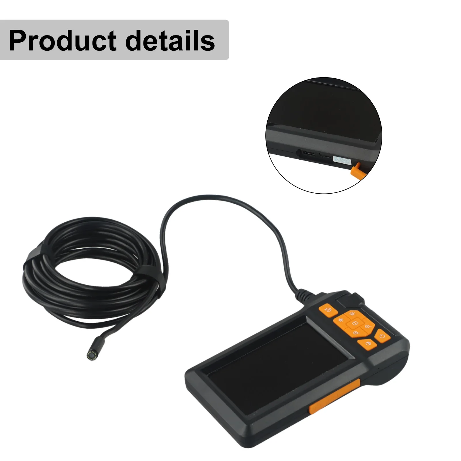 4 3 Inch IPS Screen Borescope Camera with Advanced Imaging Technology for Accurate Inspections in Tight Spaces 4