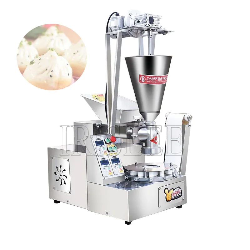 

2000pcs/H Pork Baozi Maker Steamed Stuffed Bun Momo Making Machine Desktop Brazilian Fried Chicken Bun Meat Pie Pastry Machinery