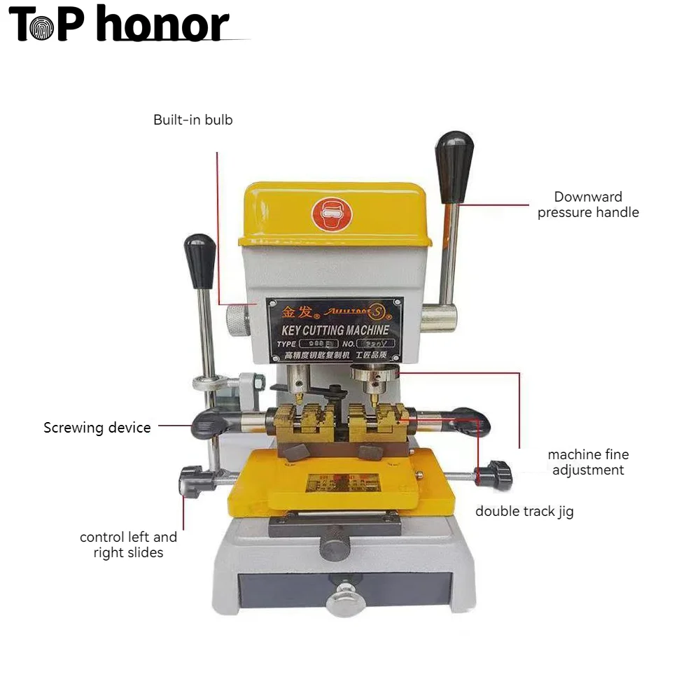 Riproduzione Di Fresatura Interna Ed Esterna Strumenti Professionali Per Fabbro Duplicare Taglio Topolino Lock Pick Key Cutter Machine