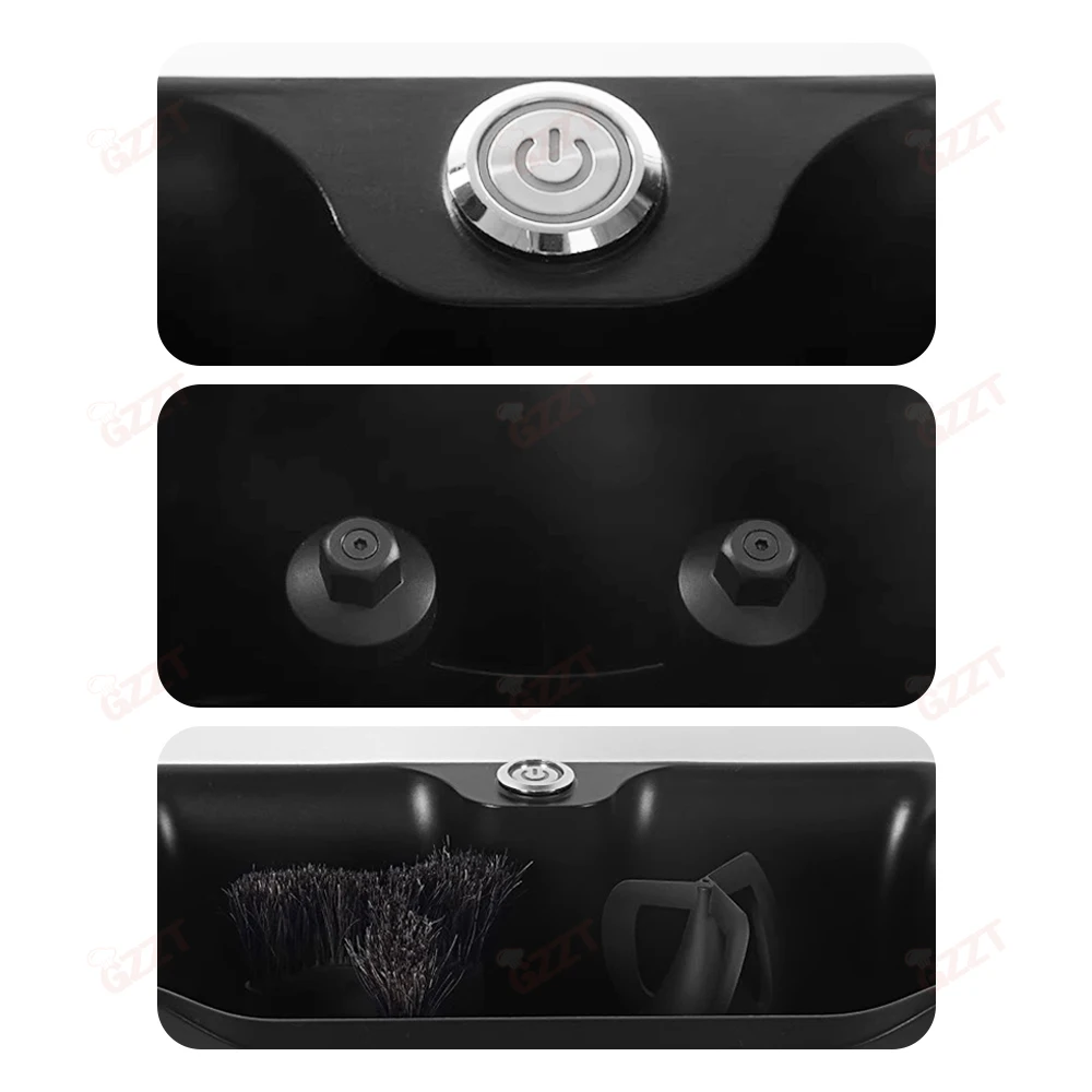 GZZT 055G-PG Portafilter Cleaning Machine Coffee Cleaner Coffee Cleaning Tool Coffee Grounds Powder Bowl Cleaning Machine 4