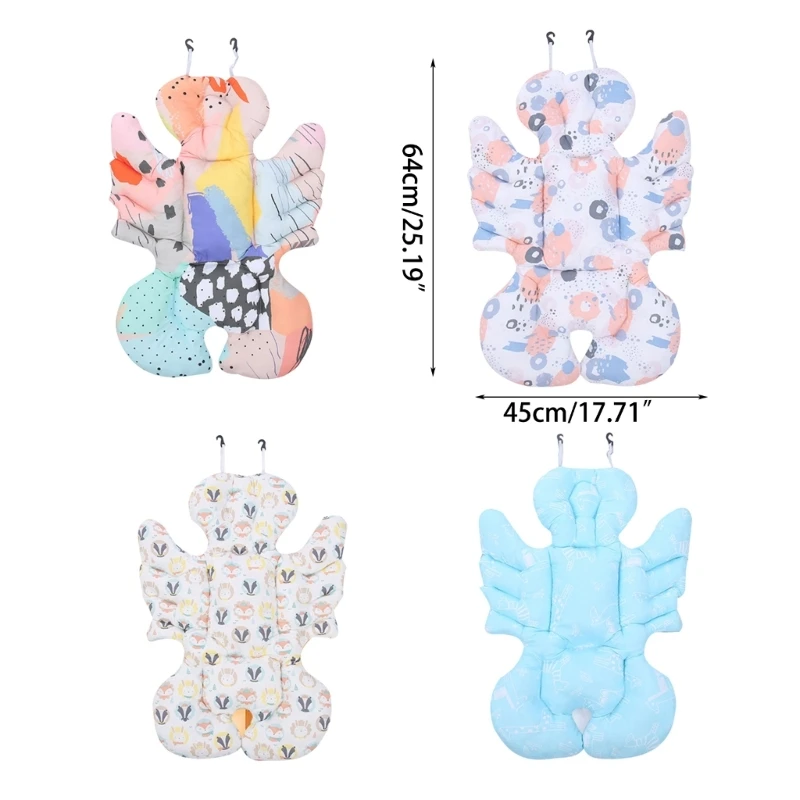 Infant Car Pad Baby Stroller Cushion Comfortable Cart Mat Toddlers Cushion Pad for Dinning Chair Pushchairs images - 6